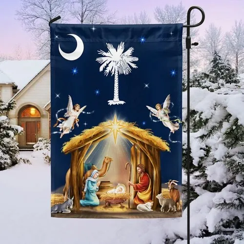 South Carolina Christmas Nativity of Jesus Flag Graden Flag FFLCCE ZZA WWL IIC