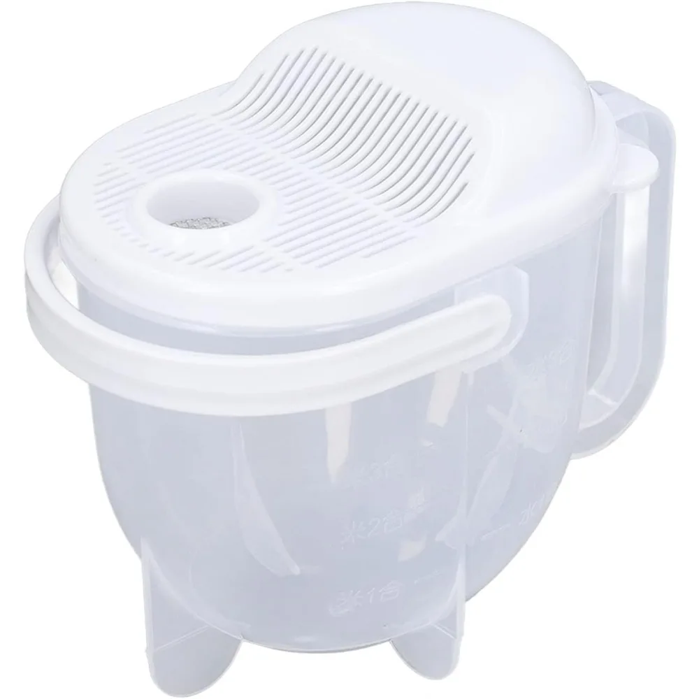 

Rice Washing Bowl, 14oz Quick Rice Rice Washer Food Cleaning Rice Rinser Quinoa Grain Rice Cleaning Basket Vegetable Fruit Pasta
