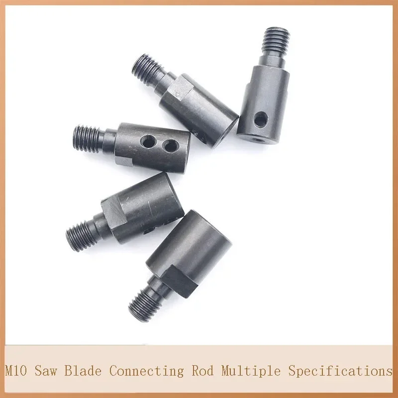 Imagem -06 - Saw Blade Eixo de Conexão Moagem Polimento Eixo do Motor Biela Broca Spindle Chuck Adapter mm mm mm 10 mm 12 mm 14 mm M10