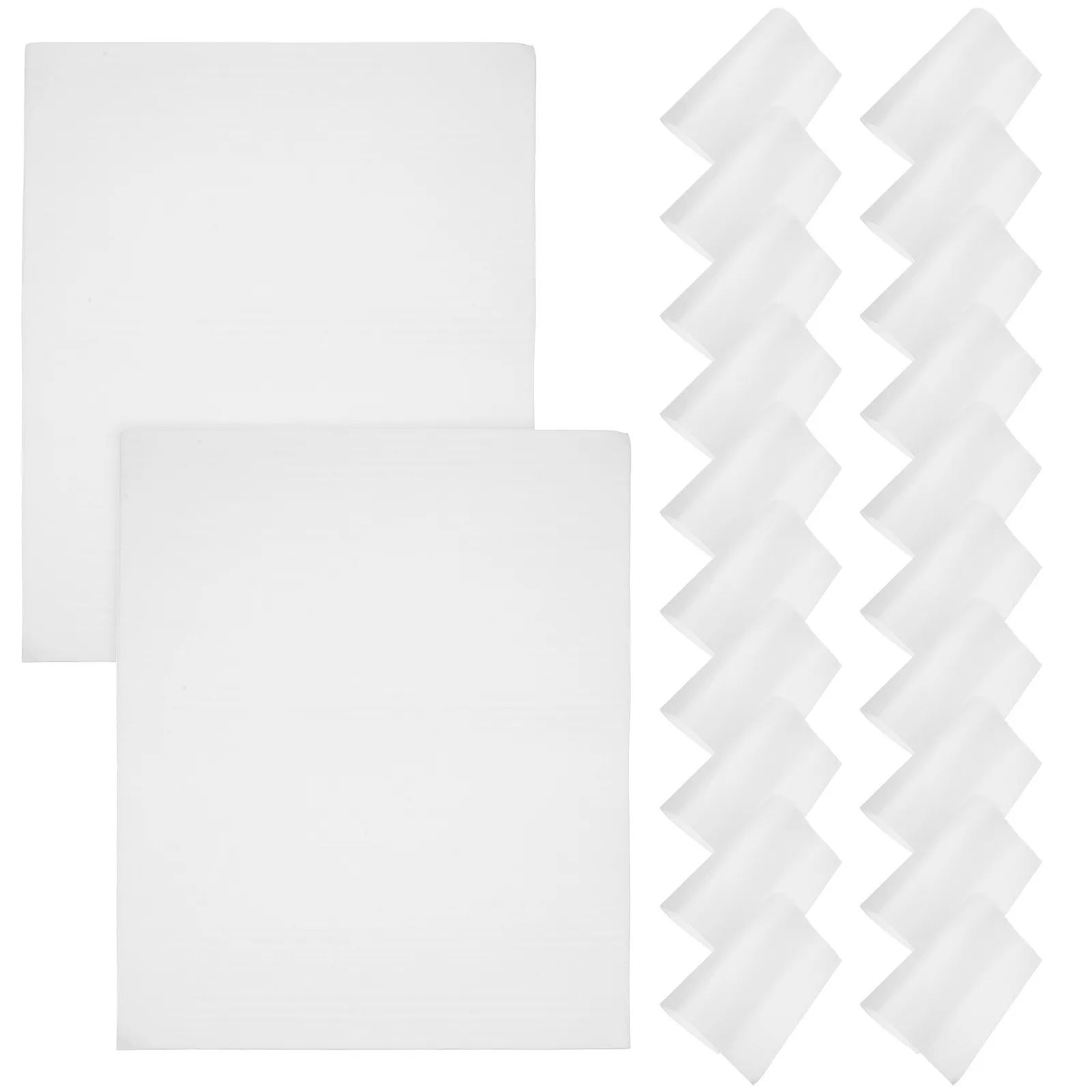 100Pcs Foam Packing Pouches 30x25cm White Epe Pearl Cotton Mailer Bags for Fragile Items Dish Plate Electronics Moving Shipping