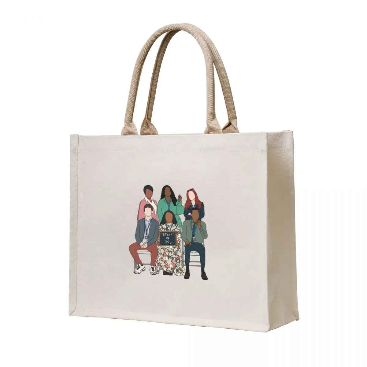 

Abbott Elementary Cast Tote Bag tote bag men's Custom bag Lady bags