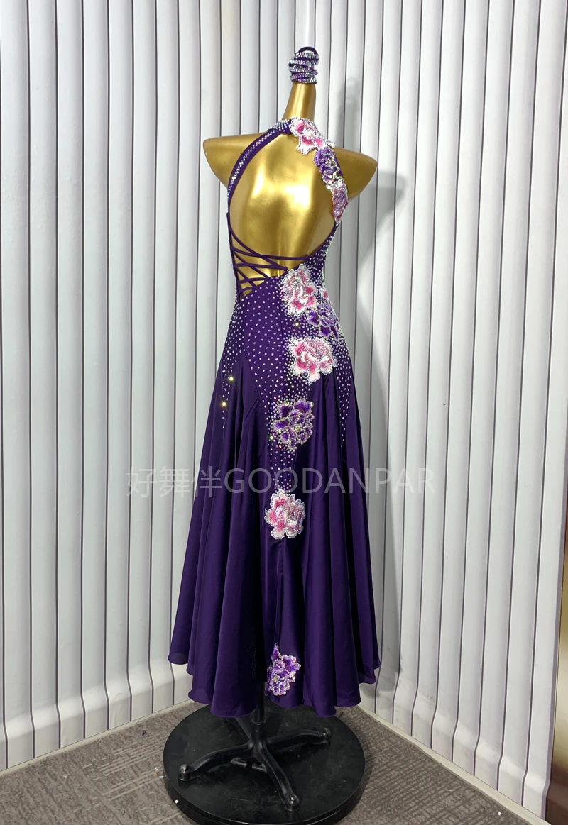 GOODANPAR  Ballroom Dance Competition Dresses Dance Costumes Waltz Dress For Dancing Clothes Dance Wear Dress American smooth