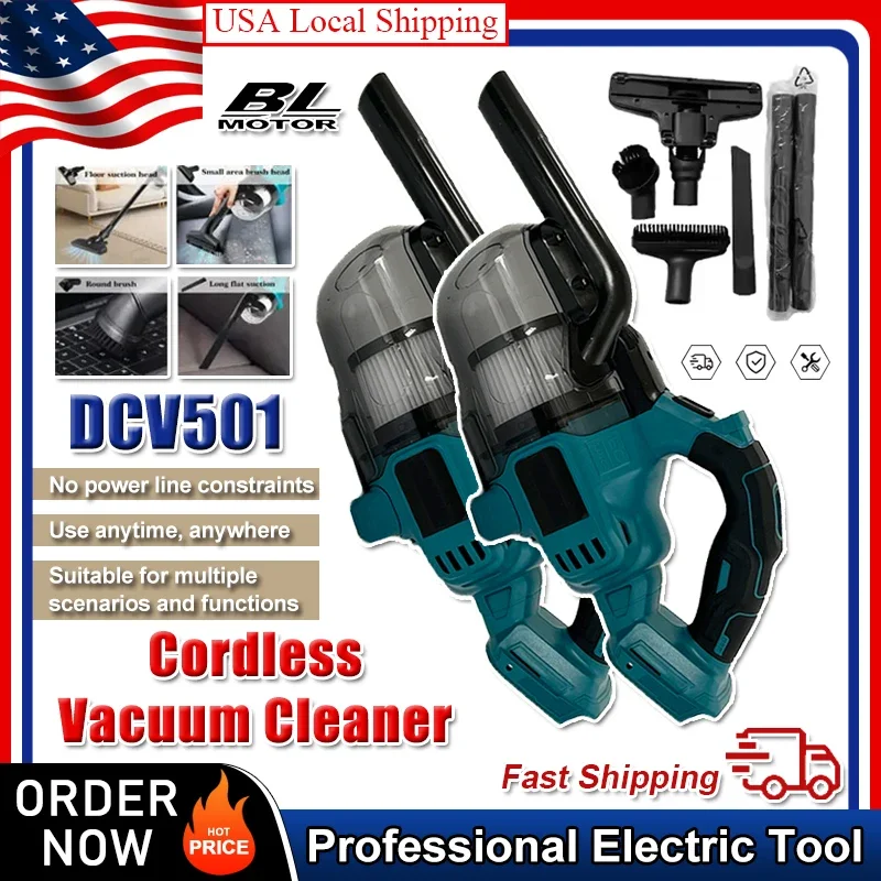 

Пылесос Makita, беспроводной, ручной, для уборки пыли, для пола, ковров, автомобилей, шерсти животных, электроинструмент для аккумулятора 18В