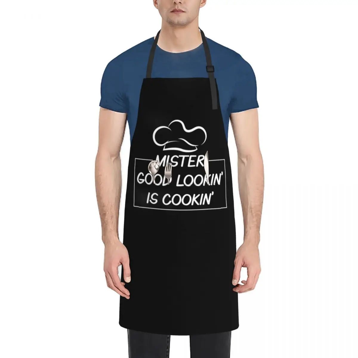 

Mr good lookin is cookin, Funny BBQ Apron for men Apron Kitchen Special Accessories christmas kitchen cloths Apron