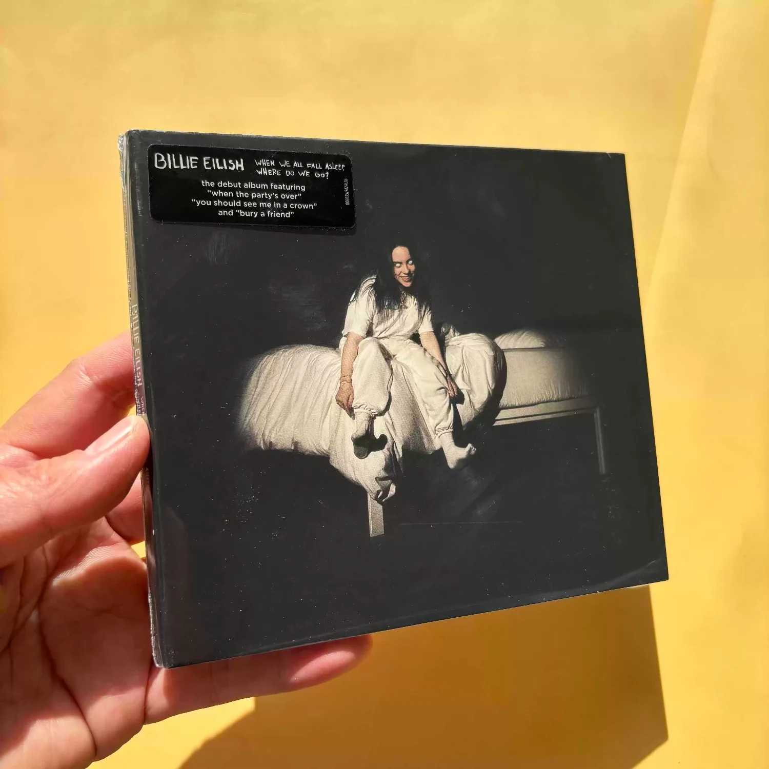 

Billie Eilish "WHEN WE ALL FALL ASLEEP, WHERE DO WE GO" Alternative Pop Music CD Debut Album Featuring Hit Singles Dark Style