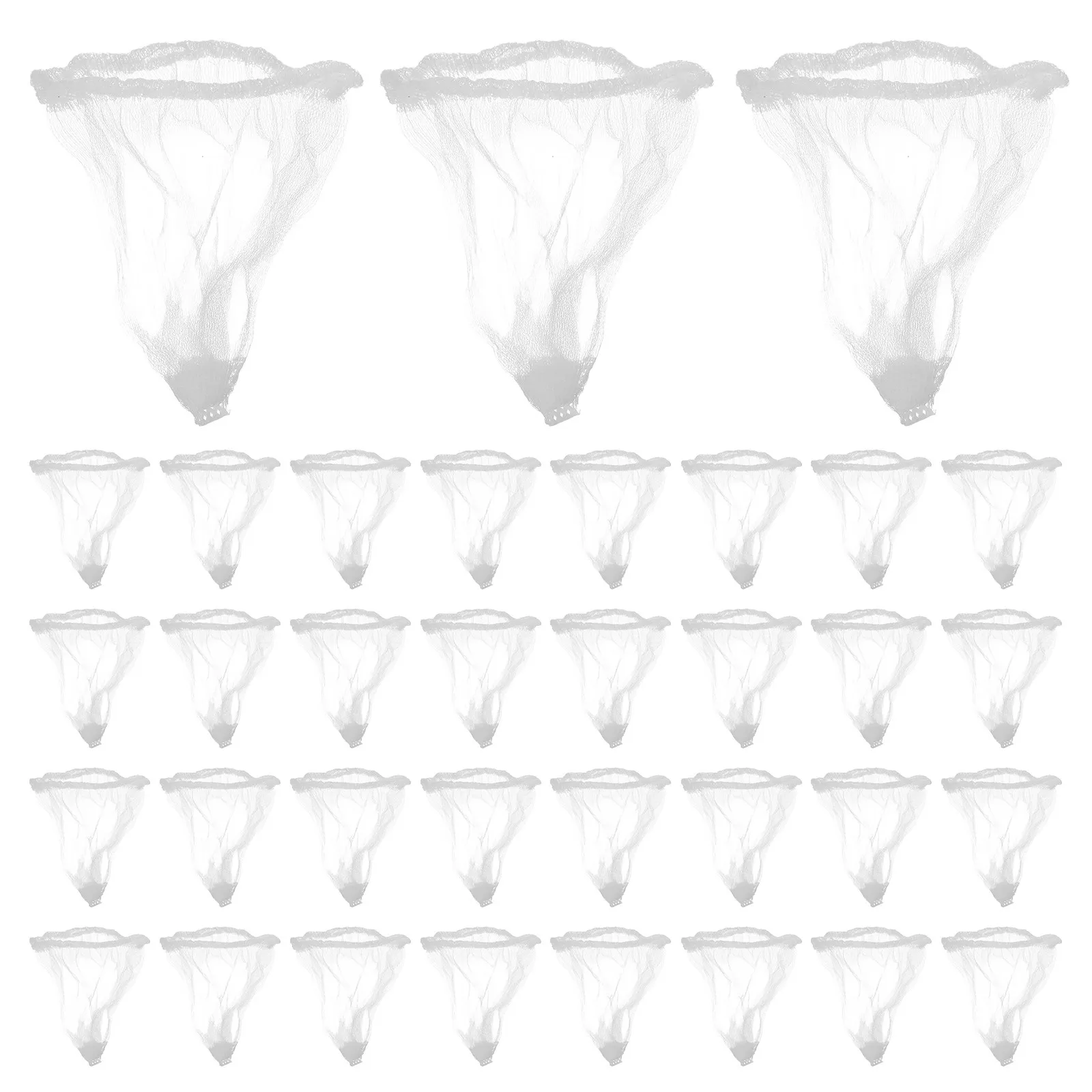 100Pcs Disposable Kitchen Sink Strainer Bags Elastic Mesh Food Waste Filter Sink Drain Bag Kitchen Garbage Strainer Mesh