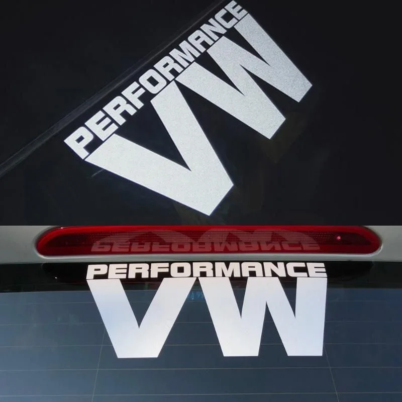 

Светоотражающая наклейка на лобовое стекло автомобиля, модифицированная декоративная наклейка, подходит для VW Volkswagen Golf Sagitar Jetta