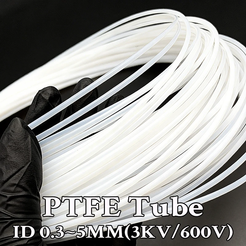 

Inner diameter 0.3mm~5mm food grade high temperature resistant PTFE pipe, corrosion-resistant, anti-aging and long-lasting