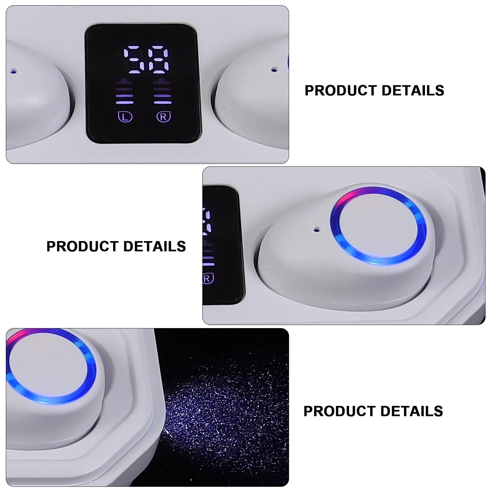 

Ergonomic Wireless Earbuds Headphones Led Display Indicator Lightweight Sport Earphones For Running Workout