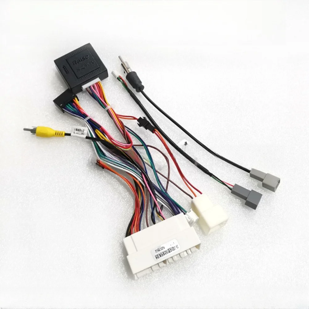 For Hyundai Encino/Mistra/Elantra /Tucson/Lafesta/IX35/IX45 Android GPS Car 16Pin Wiring Harness Cable Adapter With Canbus Box