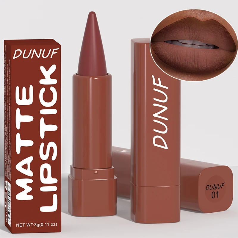 Delineador de labios degradado, lápiz labial de niebla mate, lápiz labial de terciopelo marrón negro mate, resistente al agua, tinte de contorno no pegajoso, delineador de labios, maquillaje