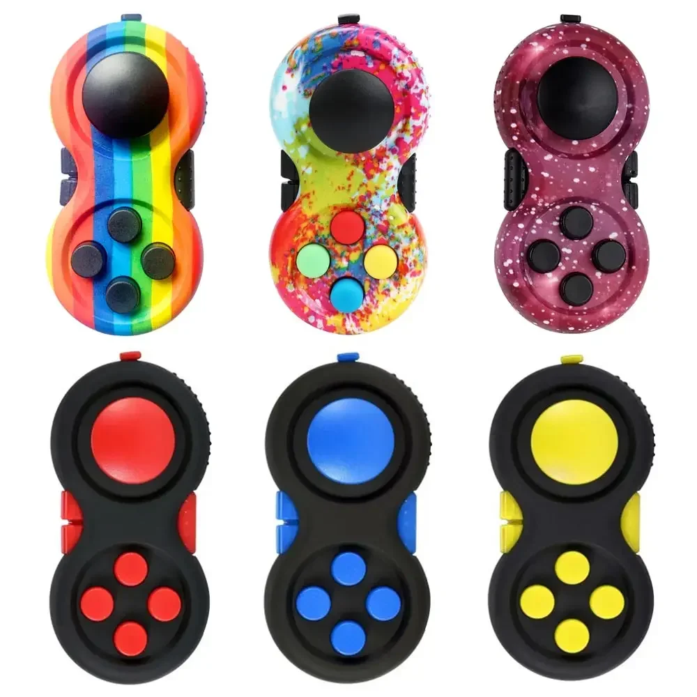 New Fidget Controller Pad Pop Fidget Sensory Toys Children Antistress Hand Games Fun Stress Reliever for Adults ADHD Autism Toy