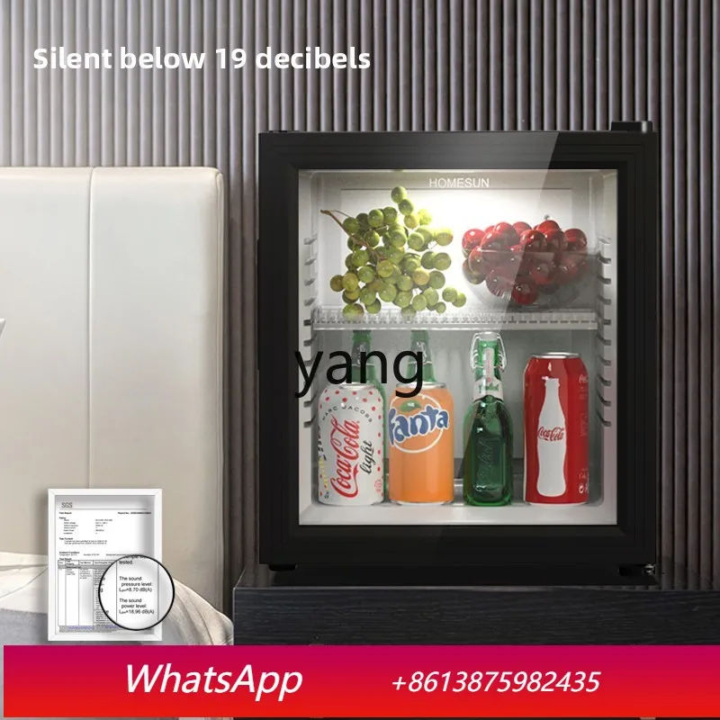 

ClX Household Bedroom Mini Small Ice Bar Transparent Refrigerated Fresh-keeping Small Refrigerator