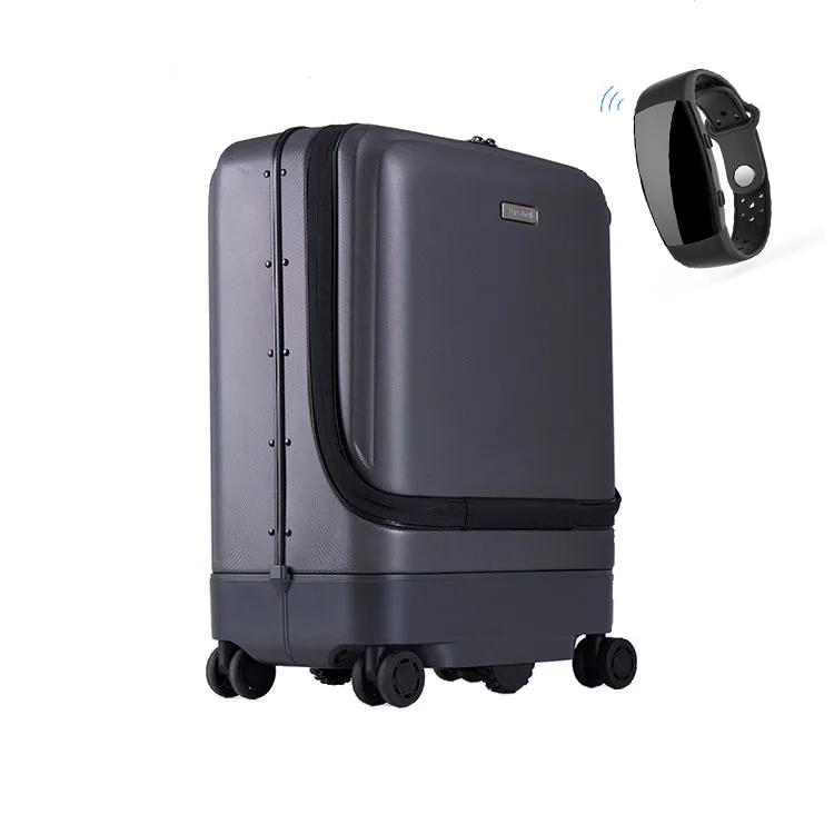 2  way  smart cabin 20 inch size Auto Follow Suitcase with APP connection suitcase with lights airline allow