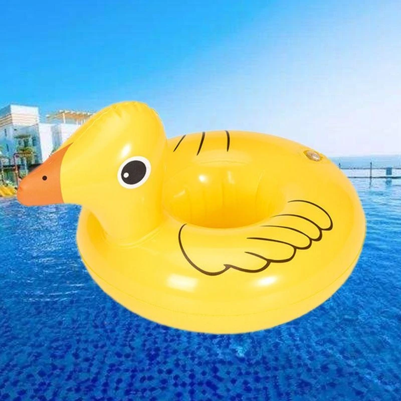 เป็ดน้อยน่ารักถ้วยผู้ถือสระว่ายน้ำลอยผู้ถือกลางแจ้ง Backyard PARTY Supplies 15UB