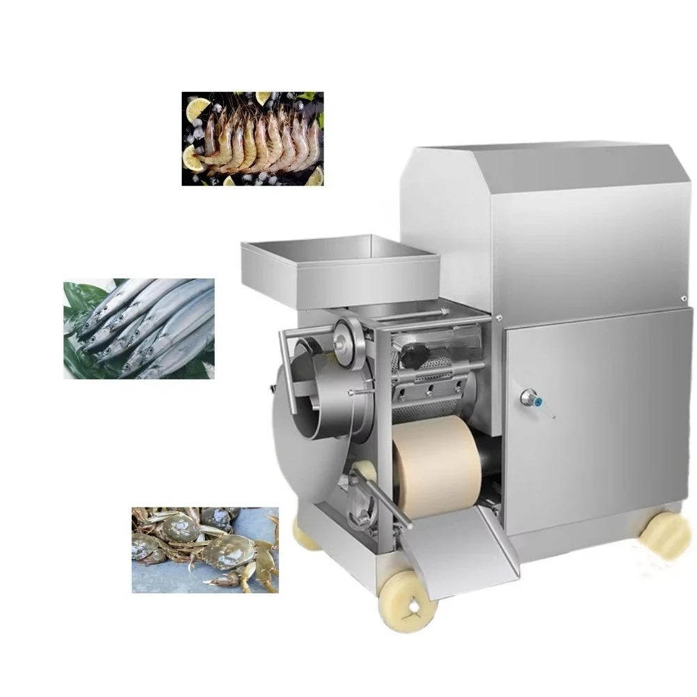 Fish Food Processing Machine Squeezing Fish Meat Machine Fish Meat Separating Machine Best Selling