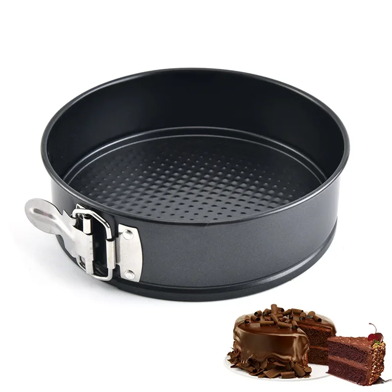  4/7/9/10 Inch Non-Stick Removable Bottom Cake pan set Bake Mould with Lock Divice Bakeware Cake Molds Baking Accessories 