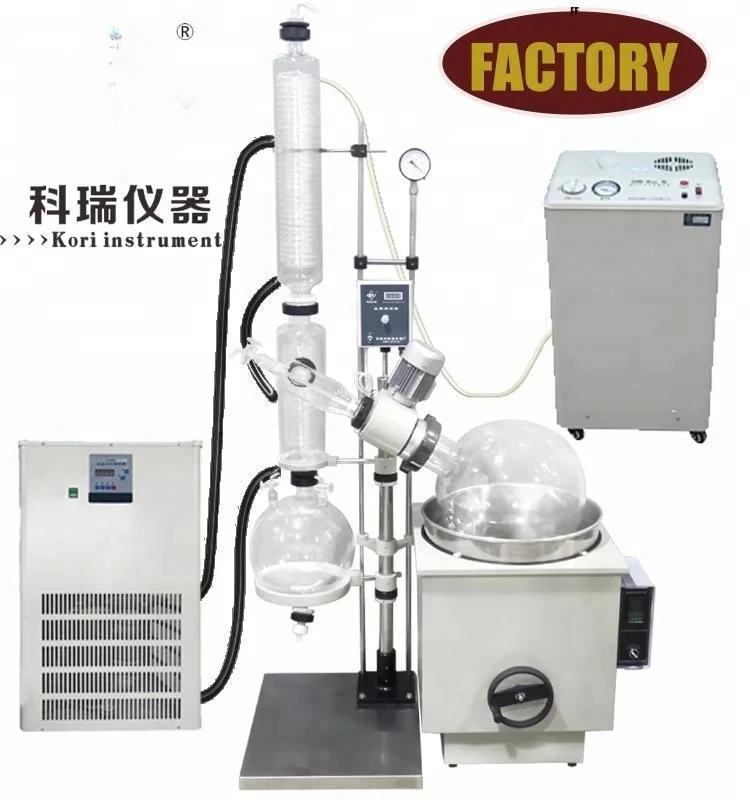 10L alcohol extractor laboratory distillation vacuum rotary evaporator