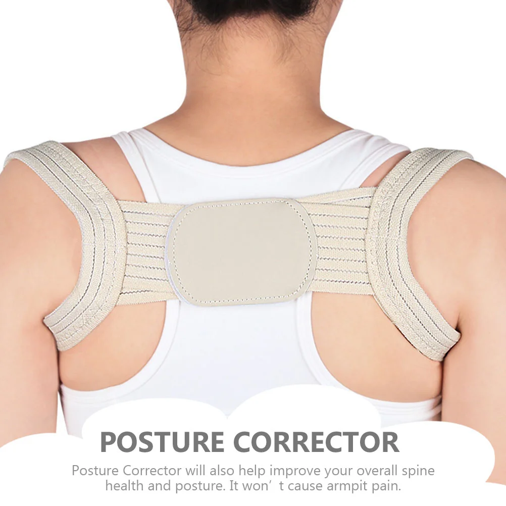 Posture Corrector Belt for Women Men Kids Adjustable Back Brace Lightweight Breathable Hidden Under Clothes Promotes Muscle