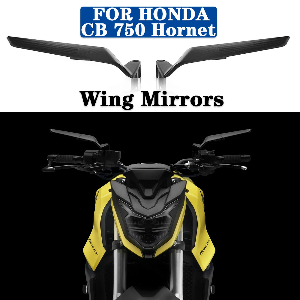 

CB750 Hornet Rearview Mirror Motorcycle Accessories Wing Mirrors For Honda cb750 Hornet Adjustable Rotating Rearview Side Mirror