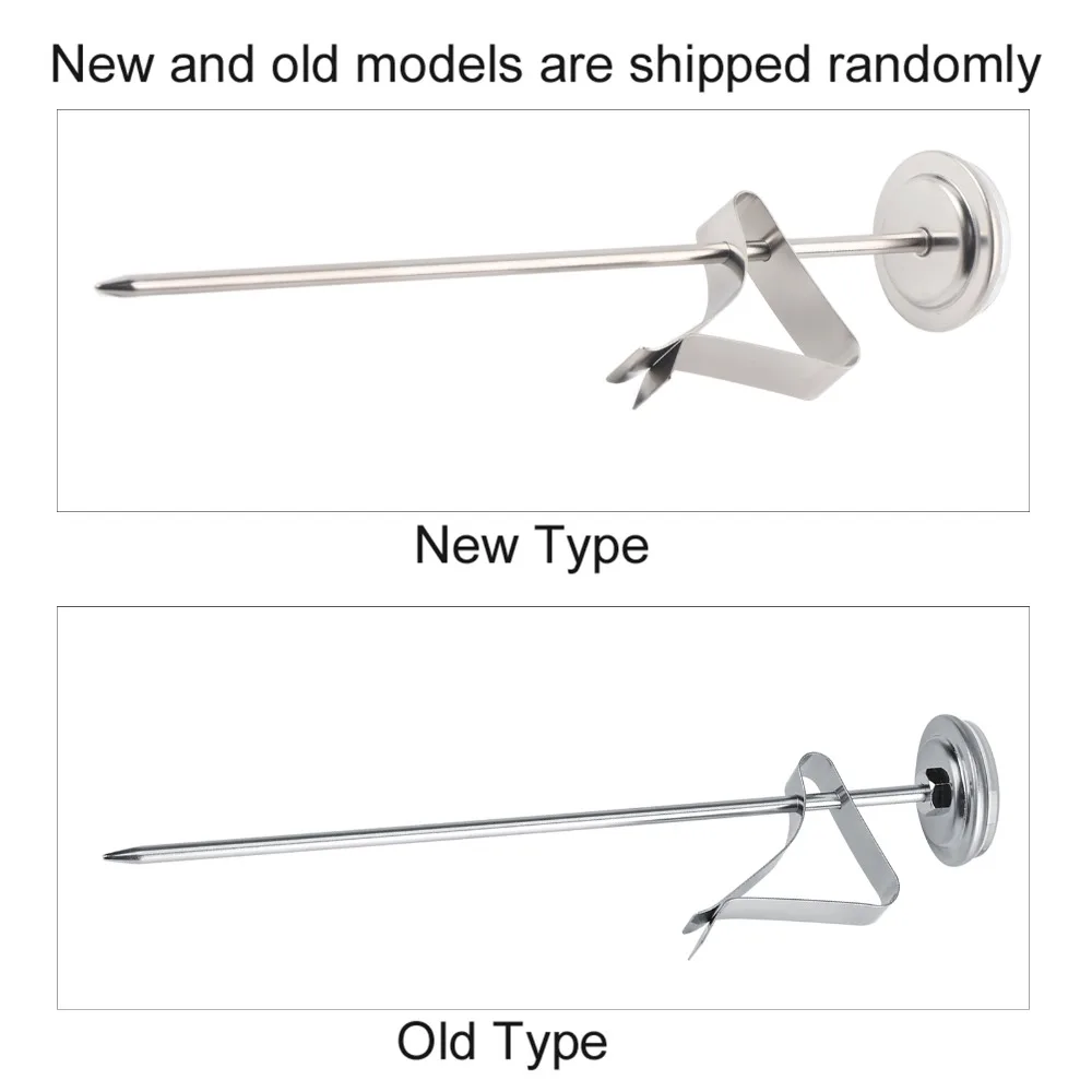Stainless Steel Milk Frothing Thermometer 7.6in Long Probe Instant Read Coffee Thermometer Easy To Clean -10~110℃ Range