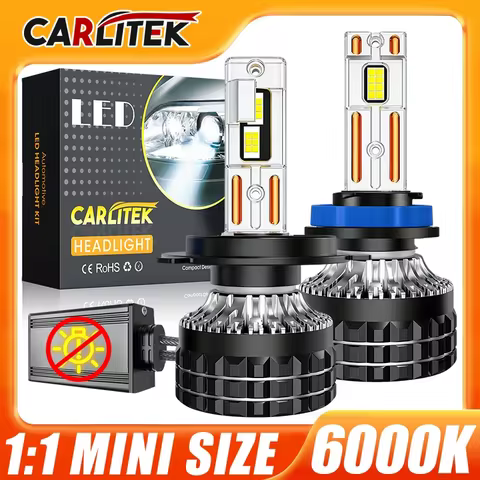 CARLitek H1 H4 H7 LED Headlight K5C H4 Led Canbus Car Lamps H11 H8 9005 9006 HB3 HB4 9012 HIR2 Fog Lamp Car Light 2 Copper Tube
