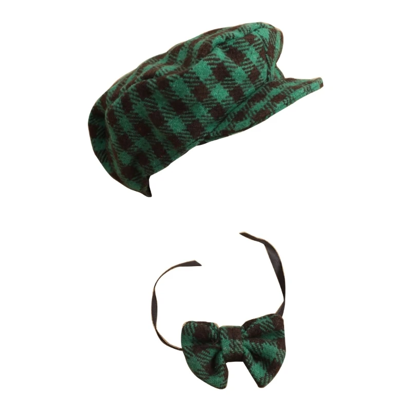 BabyToddler Hat & Tie Newborn Photography Props Baby with Bow for Newborn Drop shipping