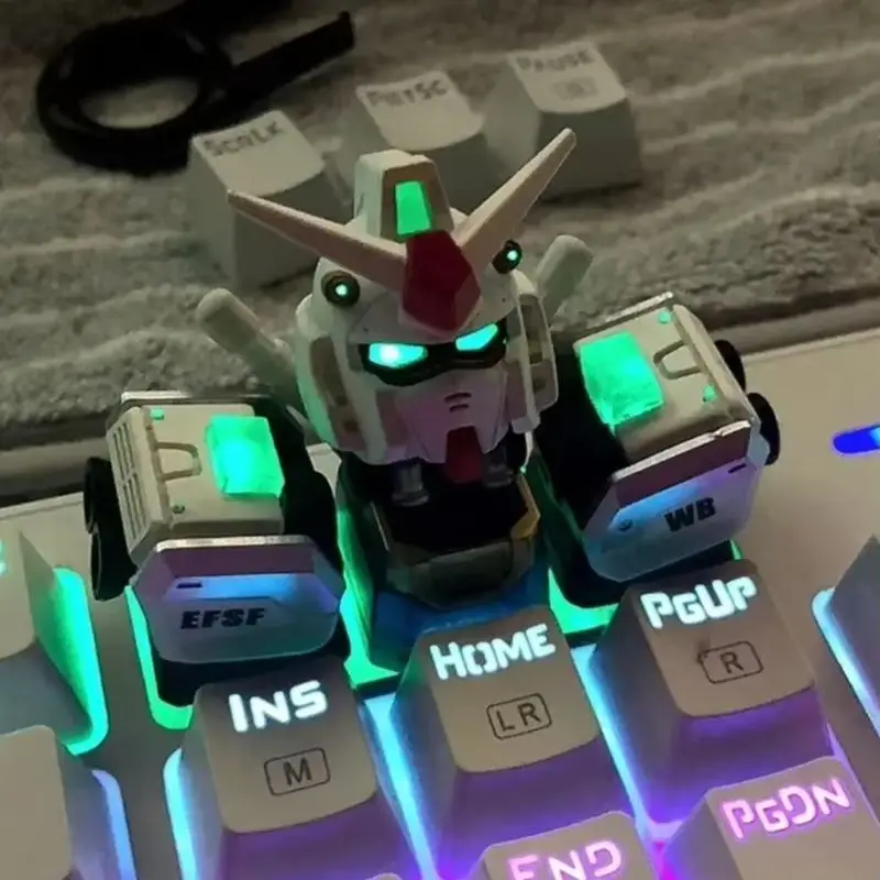

Gundam Keycap Механическая клавиатура Attacks Gaoda Тройной колпачок 3d Креативная коллекция клавиш Настройка Окружение аниме