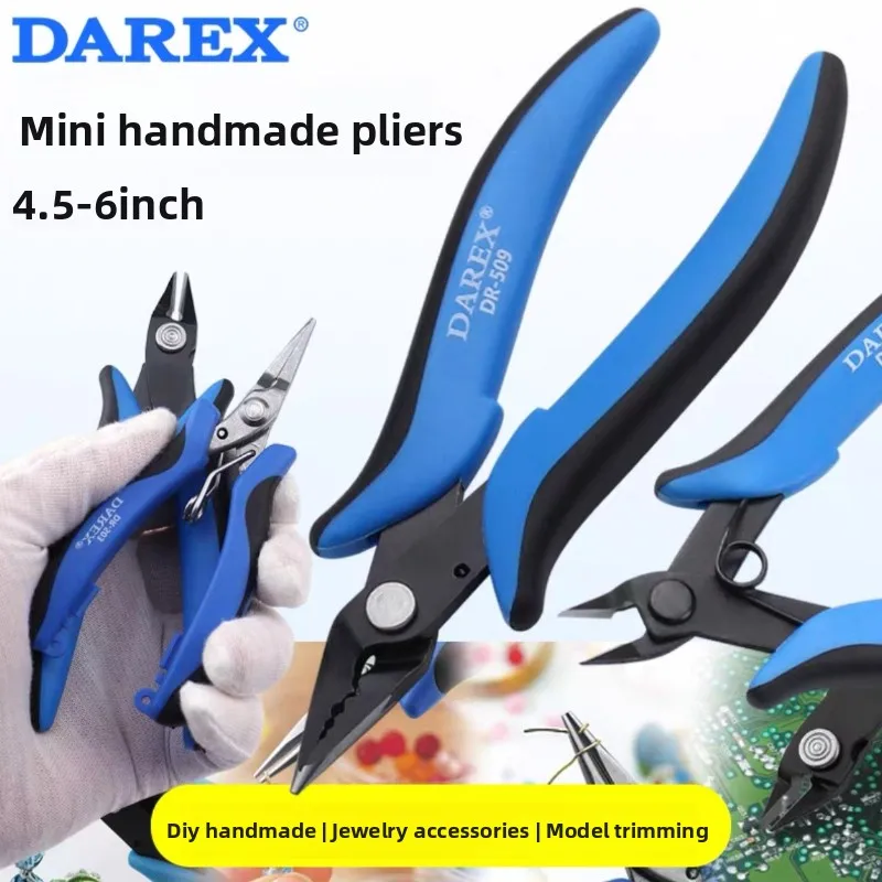 

DAREX высокоточные плоские диагональные плоскогубцы с длинным носом для электроники, резка пластика, инструменты для самостоятельного изготовления ювелирных изделий