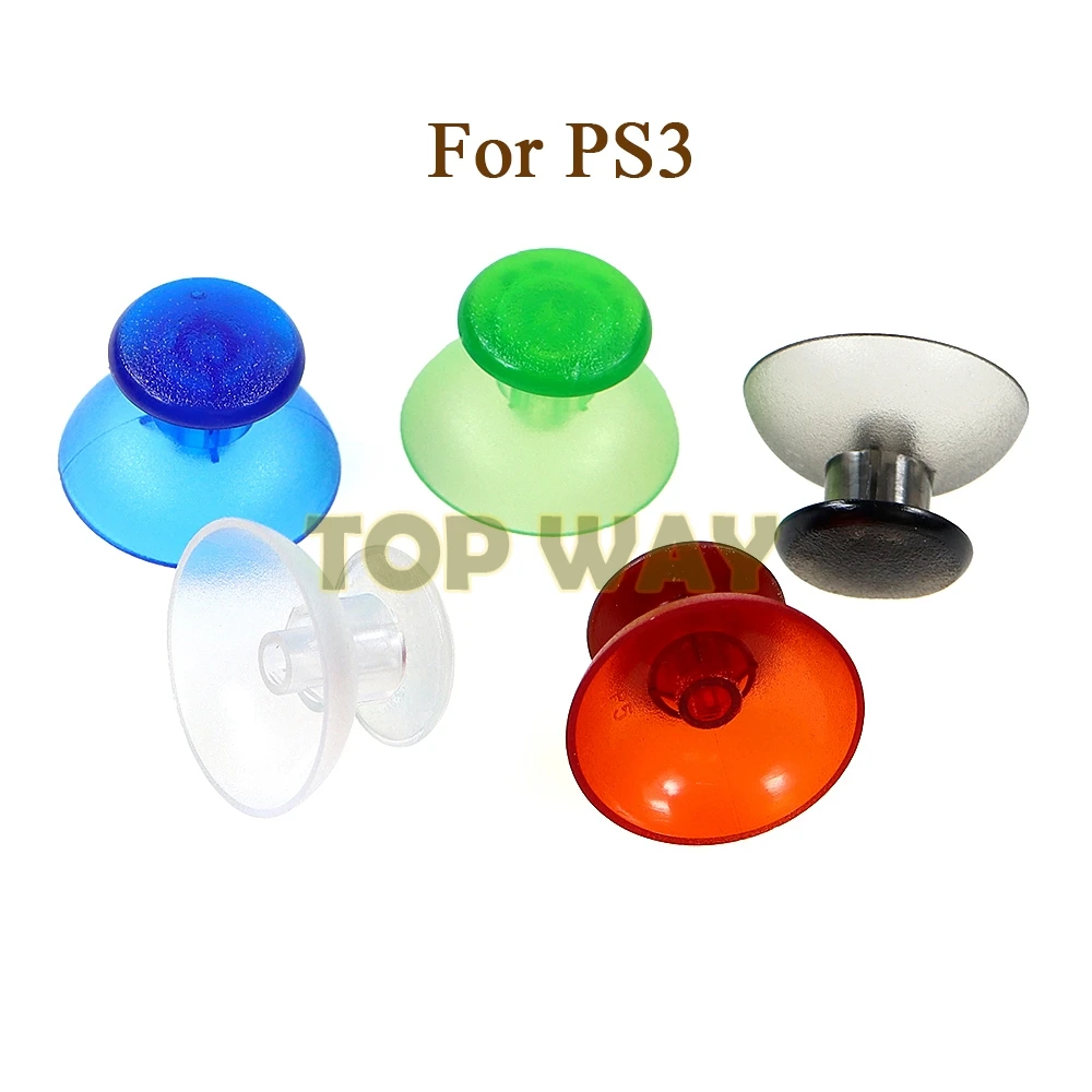 2 pçs substituição 3d vara analógico joystick polegar aperto vara capa tampas escudo para playstation 3 ps3 controlador