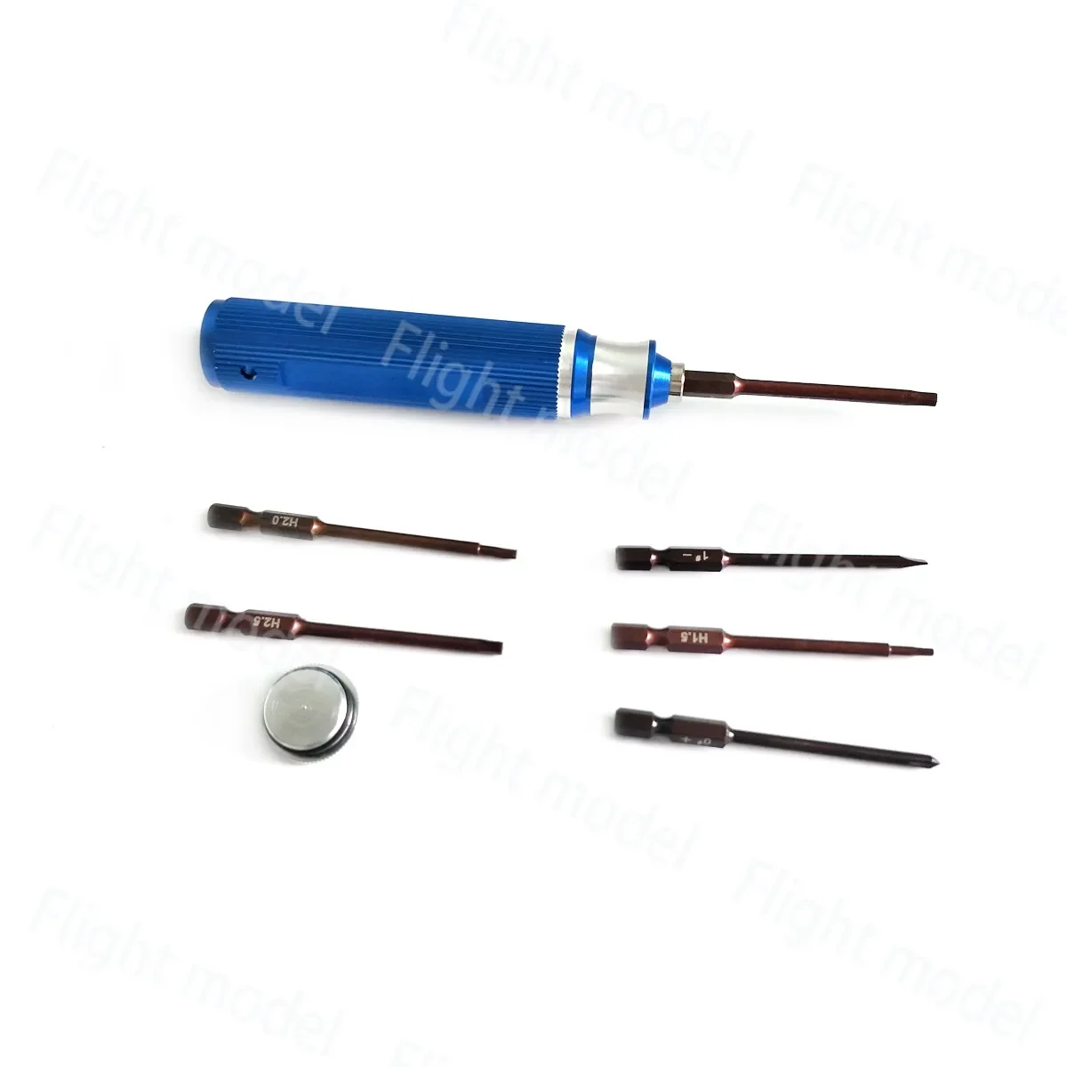 1 Set 6in1 Screw driver  Steel Multi Function RC Tool Kits Hex Flat Philip Head Screwdriver 1.5mm 2mm 2.5mm 3mm For RC Model