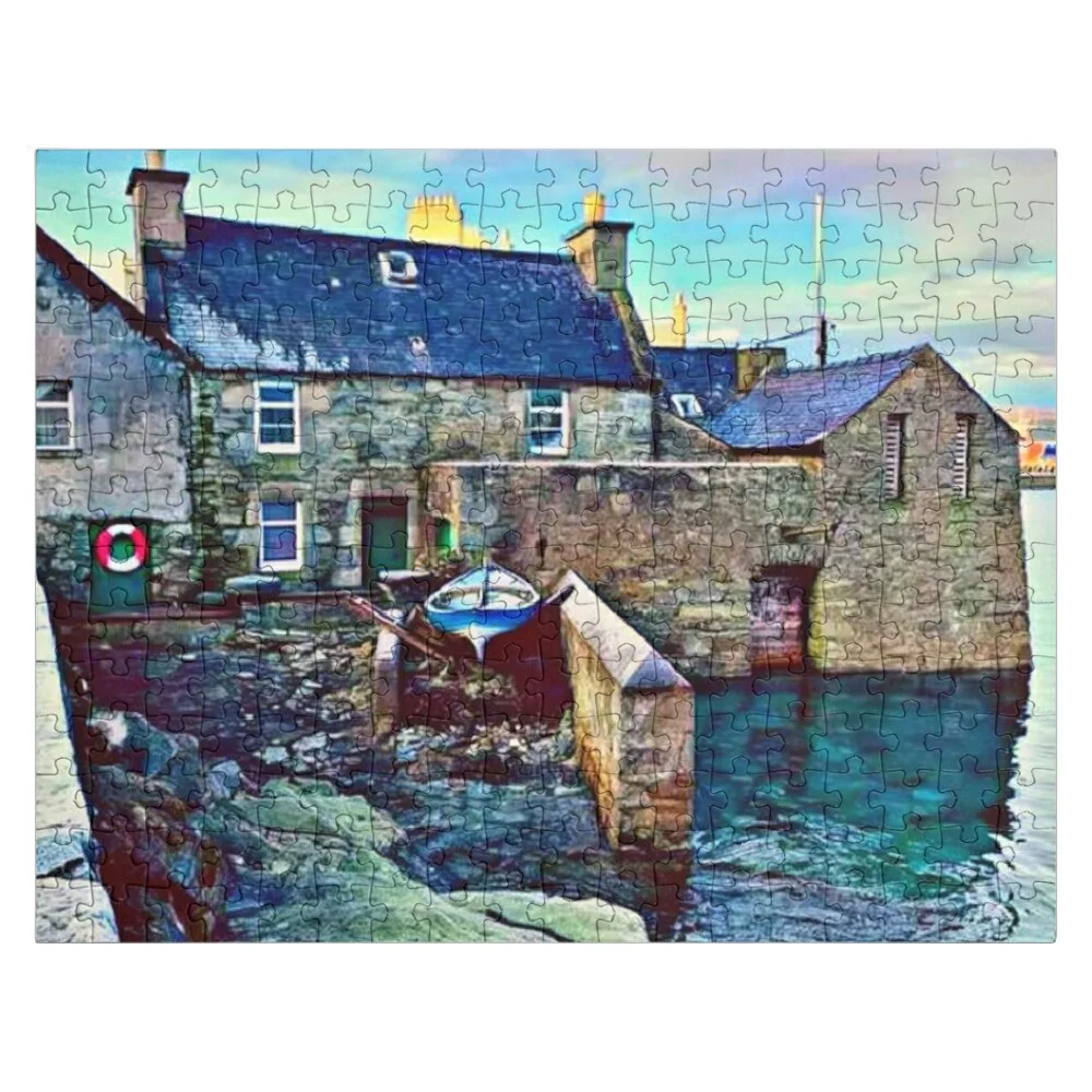 

Jimmy perez's house - the lodberry lerwick - shetland island Jigsaw Puzzle Scale Motors Wooden Animal Puzzle