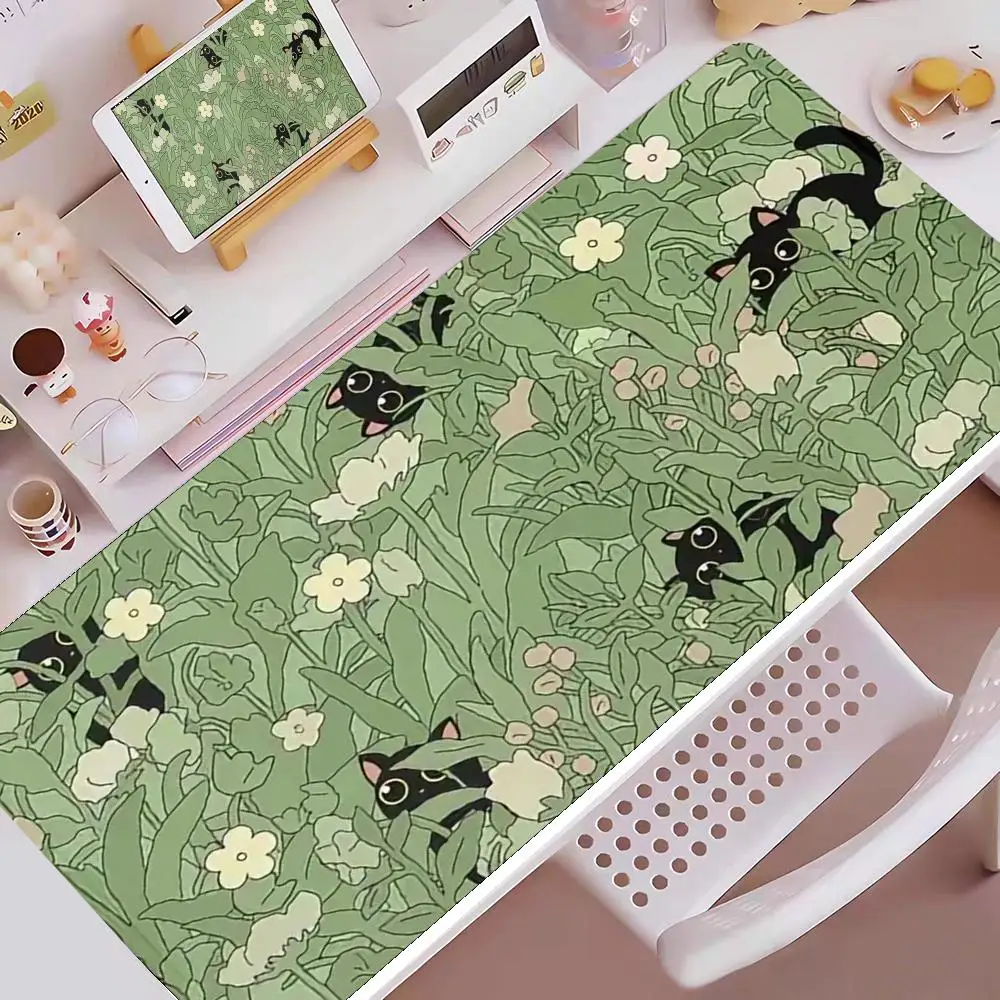 

Wildcat in the grass Mouse Pad E-sports gaming mouse pad oversized personalized desk pad keyboard mouse pad