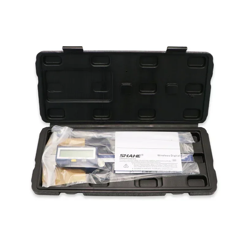 SHAHE-calibrador de profundidad Digital inalámbrico con doble gancho, herramientas de medición, 150/200/300mm