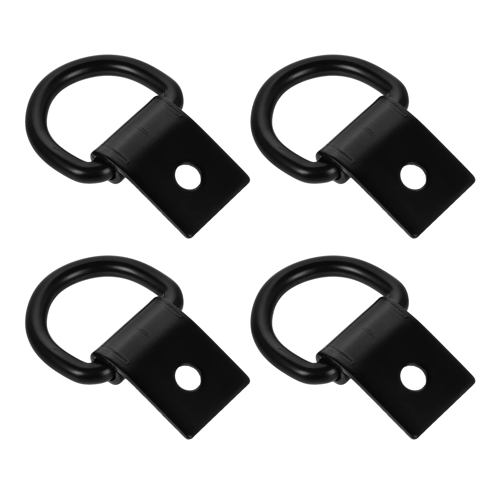 

4Pcs D Ring Tie Down Anchors Heavy Duty Iron Hooks for Trailer Truck Bed Utility Securing Gear Multi-Use Load Anchoring Solution