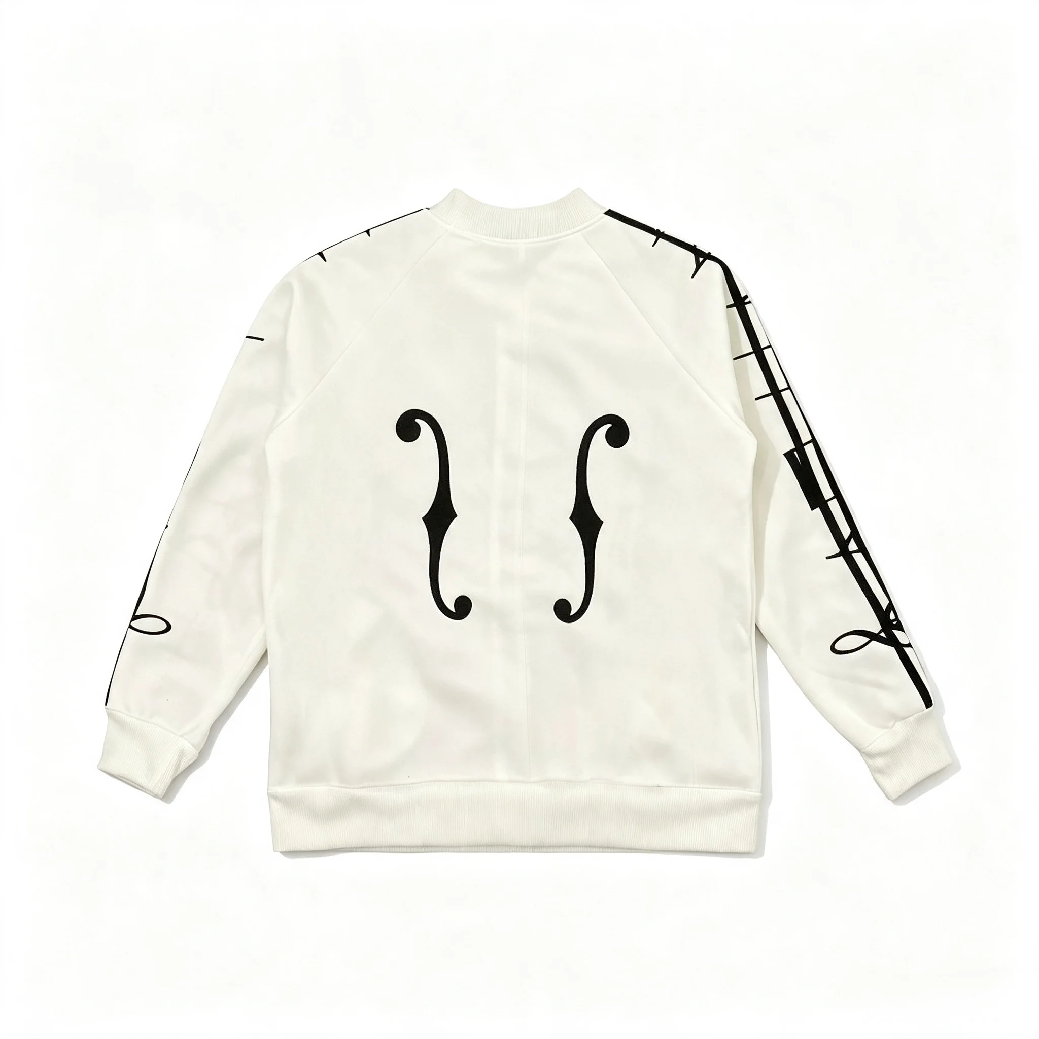 Y2K Street Style Raglan Sports Jacket with Note Print Zipper Stand up Collar Loose Casual Baseball Jacket for Men and Women