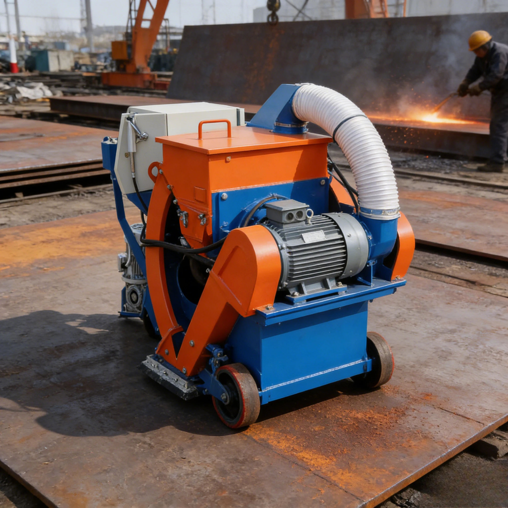 550 Processing Width Concrete Bridge and Road Surface Polishing Strengthening/ Shot Blasting Machine shot blast media customized