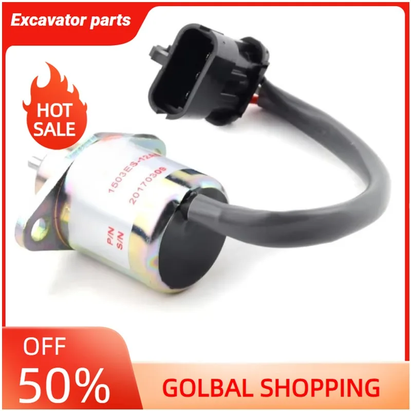 

Переключатель пламени экскаватора для Kubota/YANMAR 2848A275 SA-49345 12 В 2848A279 24 В 1503ES-3TNA72 119233-7795 Запчасти для машин (2848A2