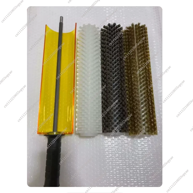 Electric Snowboard Waxing Roller 300mm Polishing Brush Nylon Horse Hair Copper Wire for Ski Board Maintenance