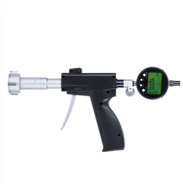 Three-Point Jaw Internal Pistol Type Micrometer Bore Gauge With Three Points