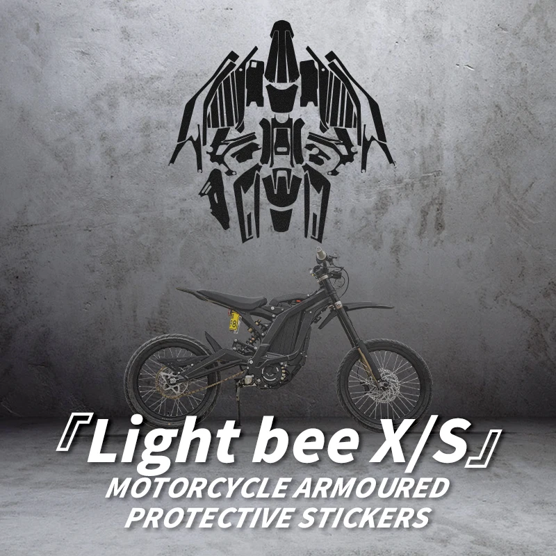 

Used For Surron Light bee X S Motorcycle Armor Fairing Kits Decoration And Protection Stickers Accessories Plastic Area Refit