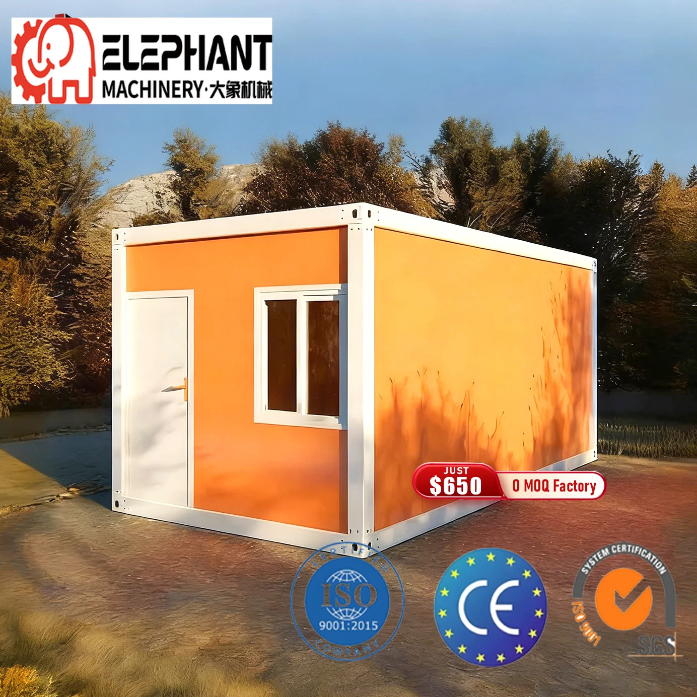 DX House 20ft 2 Floor Prefabricated Container House Mobile Rural Tiny Steel Home for Hotels Prefab Toilet for Hospitals Malls