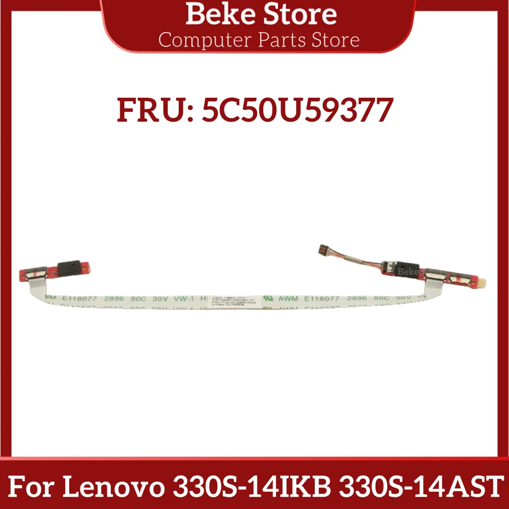 Beke-Placa de Sensor de almohadilla de micrófono con Cable, accesorio para Lenovo 330S-14IKB 330S-14AST, 5C50U59377, envío rápido