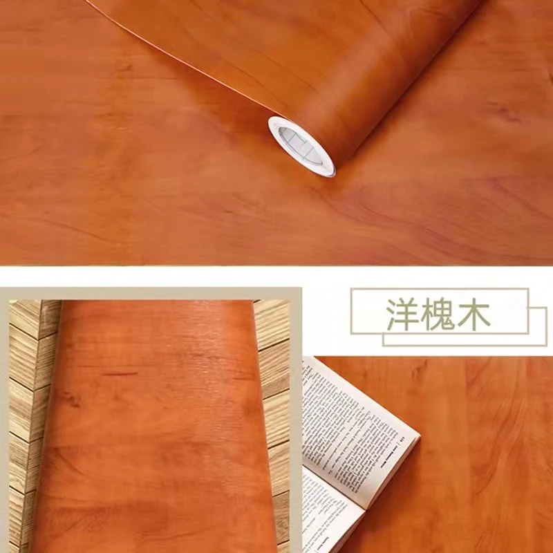 Houtnerf DIY Sticker PVC zelfklevend waterdicht behang Renovatie meubels muurstickers Home Decor kleverig papier sticker