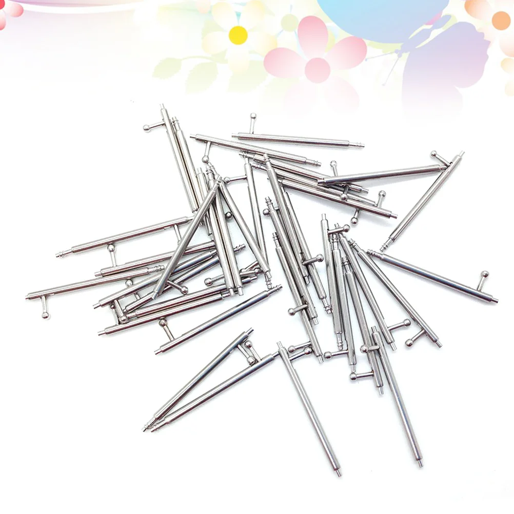 Removedor de barra de resorte de reloj de acero inoxidable, 8 Uds., doble brida para correa de reloj, herramientas de eje de conexión de repuesto