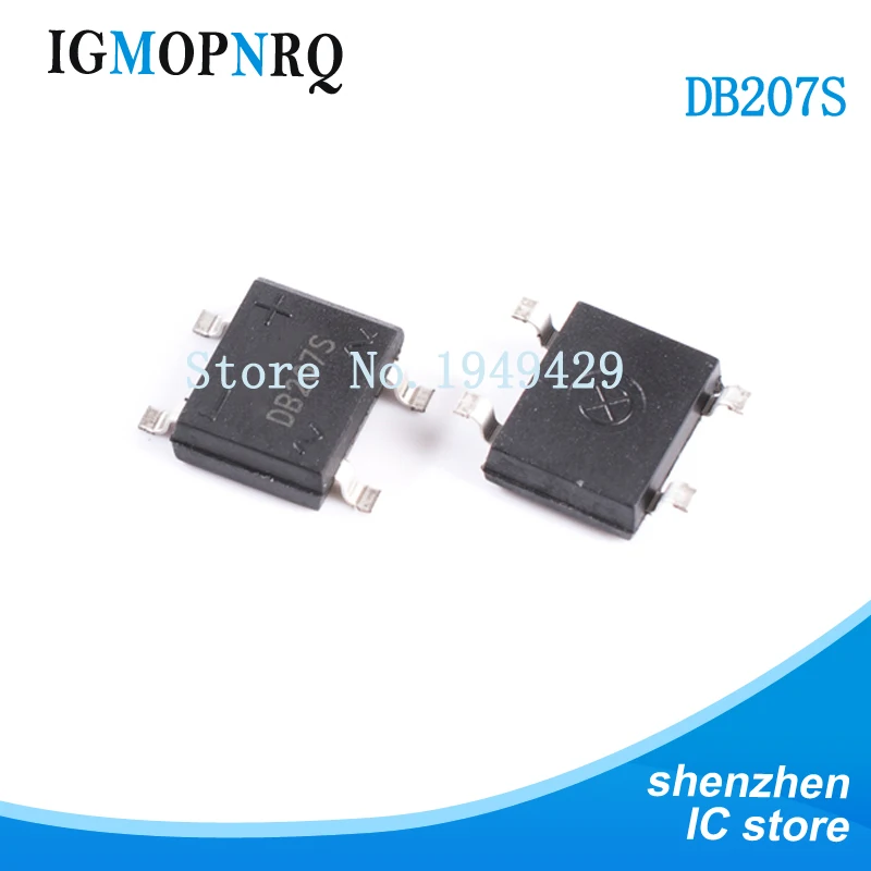 10PCS DB107S DB157S DB207S SOP DF06S DF10S DB107 DB207 DB157 DF06 DF10 SMD NEW