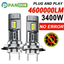 Lampadine per fari a LED PANDUK Mini H7 200000LM 180W H4 H11 H1 9005 HB3 9006 HB4 6000K LED Canbus CSP chip 1:1 dimensioni fendinebbia per auto