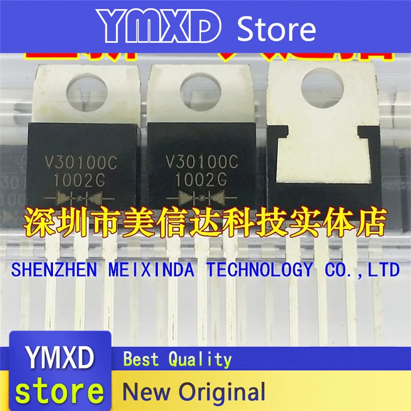 10pcs/lot New Original V30100C 30A100V Schottky Diode TO-220 in-line In Stock