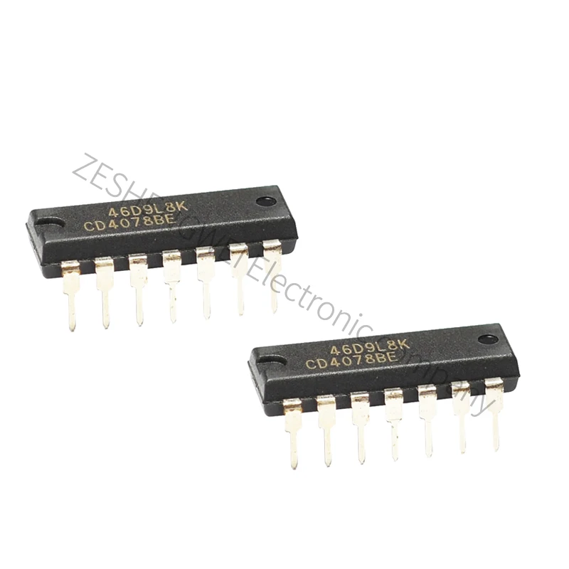 5PCS HEF4078BP HEF4078 CD4078BE CD4078 4078 DIP14 8 Input Terminal Or Not Gate/or Gate Chip In Stock