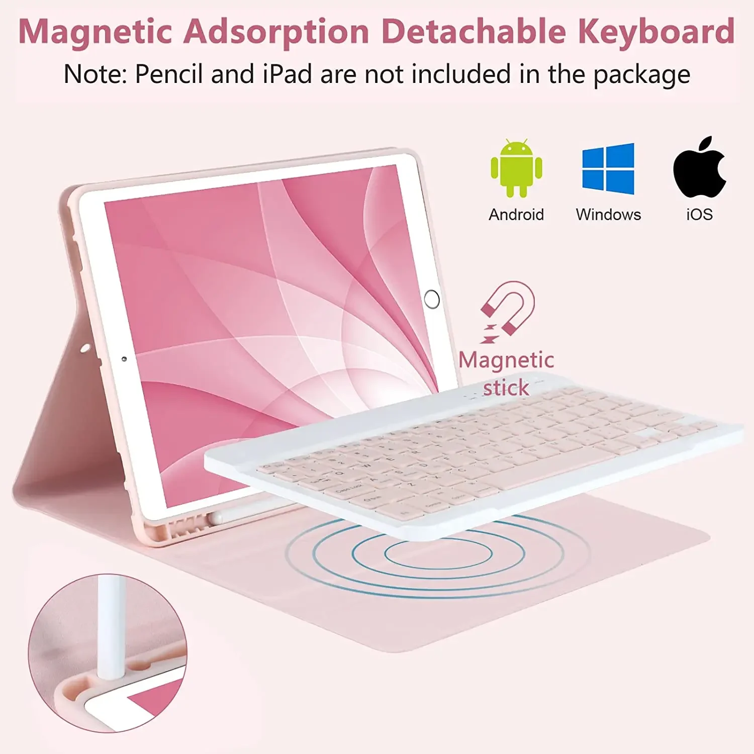 keyboard Wireless Mouse Magic For iPad Pro 11 Case 2021 2020 Air 4 10.2 9th 8th Generation case Mini 6 Air 2 bluetooth keyboard